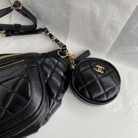 chanel AS1077 Chanel сумка 19 осень-зима, новая модель, поясная с