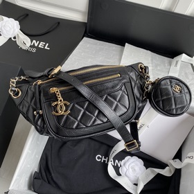 chanel AS1077 Chanel сумка 19 осень-зима, новая модель, поясная с