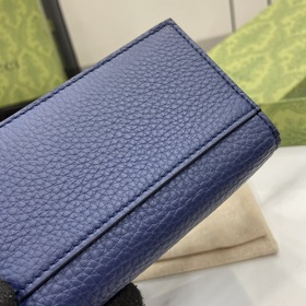 Длинный держатель для карт с логотипом Gucci. Аксессуары для повс