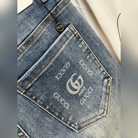 Gucci 2025 модные джинсы. Модные джинсы для повседневной носки, к