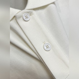 Gucci 25S весенняя новинка. Футболка с воротником Gucci с коротки