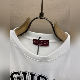 Gucci, весенне-летняя новинка, футболка из 100% хлопка с логотипо
