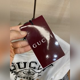 Gucci, весенне-летняя новинка, футболка из 100% хлопка с логотипо