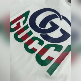 Gucci 25 весна-лето, новая модель футболки с коротким рукавом и п