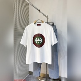 J514 GU Gucci эксклюзивная новая модель мужской рубашки с коротки