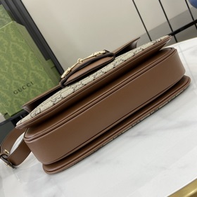 Новинка Сумка через плечо Gucci Horsebit 1955 В рекламной кампани