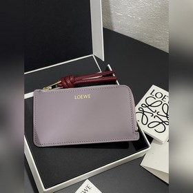 Маленький кожаный чехол с застежкой-молнией из гладкой кожи наппа