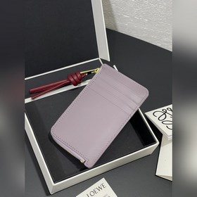 Маленький кожаный чехол с застежкой-молнией из гладкой кожи наппа