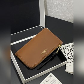 Маленький кожаный чехол с застежкой-молнией из гладкой кожи наппа