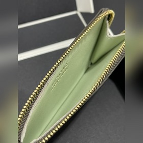 Маленький кожаный чехол с застежкой-молнией из гладкой кожи наппа