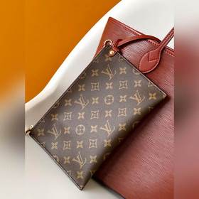 Динамичный Neverfull средний клатч с волнистым узором M12195 зеле