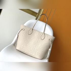 Высококачественная сумка Neverfull среднего размера из натурально