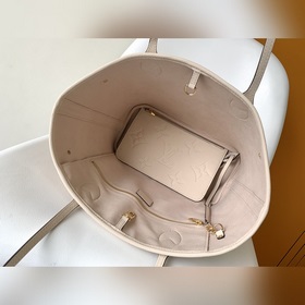 Высококачественная сумка Neverfull среднего размера из натурально