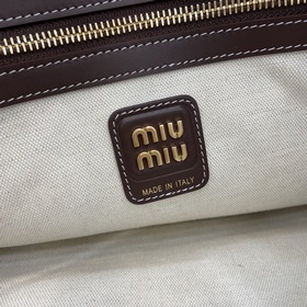 Новая модель Женская сумка Miu IVY из кожи быка Эта классическая 