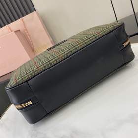 Новая модель Оригинальный шерстяной портфель MIU с узором «пестры
