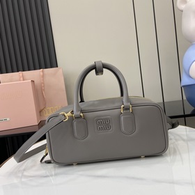 Новая модель Miu Arcadie средняя сумка из кожи бычка (27 см) в ст