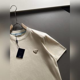 Prada 2025ss новейшая модель короткорукавной футболки, оригинальн