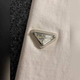 Prada 2025ss новейшая модель короткорукавной футболки, оригинальн