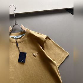Prada 2025ss новейшая модель короткорукавной футболки, оригинальн