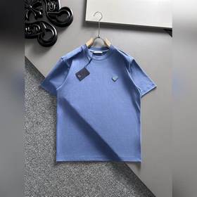 Prada 2025ss новейшая модель короткорукавной футболки, оригинальн