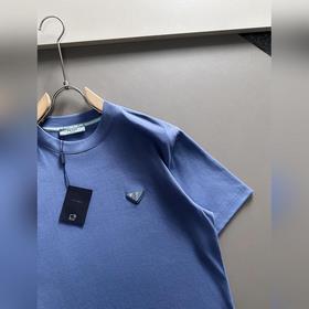 Prada 2025ss новейшая модель короткорукавной футболки, оригинальн