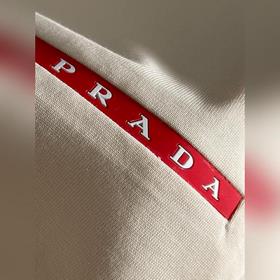 Prada 2025ss новейшая модель короткорукавой футболки, оригинальна
