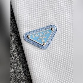 Мужская модная рубашка-поло с воротником от Prada, поставлена из 