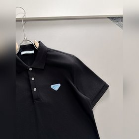 Мужская модная рубашка-поло Prada с воротником, поставлена из Гон