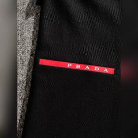 Prada 2025ss летняя новинка мужская рубашка-поло с воротником! Кл