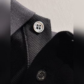 Prada 2025ss летняя новинка мужская рубашка-поло с воротником! Кл