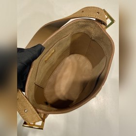 Новая сумка-ведро 1BE078A из замши, маленькая Эта универсальная 