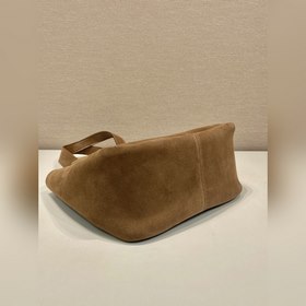 Матовая кожаная сумка для продуктов 1BG335 Большая сумка-ведро но