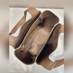 Матовая кожаная сумка для продуктов 1BG335 Большая сумка-ведро но