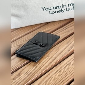 Карточный чехол YSL SAINT LAURENT из кожи с узором виде шариков К