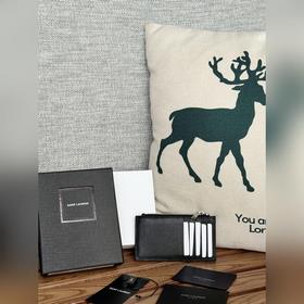 Картодержатель YSL SAINT LAURENT из кожи с узором виде шариков Ка