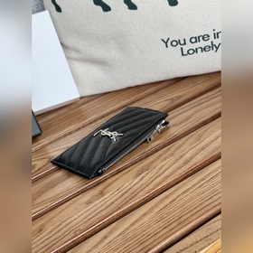 Картодержатель YSL SAINT LAURENT из кожи с узором виде шариков Ка