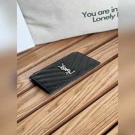Картодержатель YSL SAINT LAURENT из кожи с узором виде шариков Ка