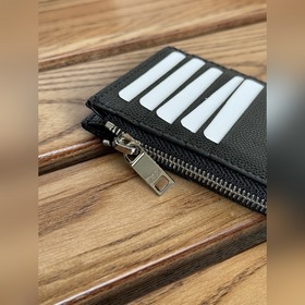 Картодержатель YSL SAINT LAURENT из кожи с узором виде шариков Ка