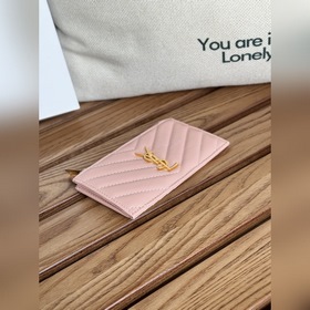 Картодержатель YSL SAINT LAURENT из кожи с узором виде шариков Ка