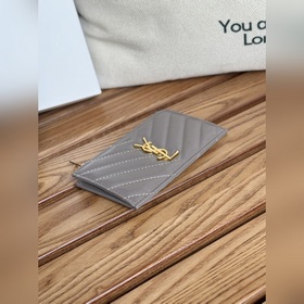 Картодержатель YSL SAINT LAURENT из кожи с узором виде шариков Ка
