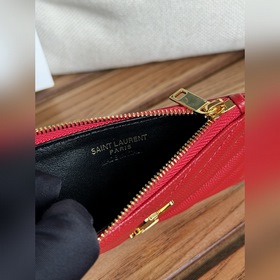Картодержатель YSL SAINT LAURENT из кожи с узором виде шариков Ка