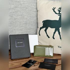 Карточный чехол YSL SAINT LAURENT из кожи с узором виде шариков К