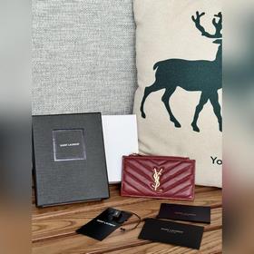 Картодержатель YSL SAINT LAURENT из кожи с узором виде шариков Ка