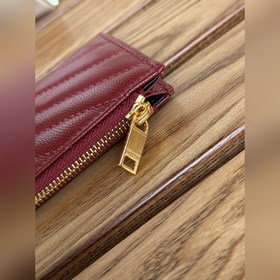 Картодержатель YSL SAINT LAURENT из кожи с узором виде шариков Ка