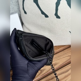 SAINT LAURENT Мини-кошелек из кожи с узором виде шариков Очень кр