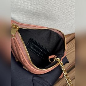 SAINT LAURENT Мини-кошелек из кожи с узором виде шариков Очень кр