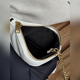 SAINT LAURENT Мини-кошелек из кожи с узором виде шариков Очень кр