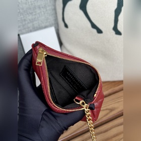 SAINT LAURENT Мини-кошелек из кожи с узором виде шариков Очень кр