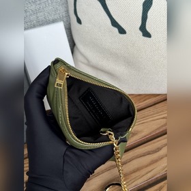 SAINT LAURENT Мини-кошелек из кожи с узором виде шариков Очень кр