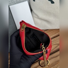 SAINT LAURENT Мини-кошелек из кожи с узором виде шариков Очень кр
